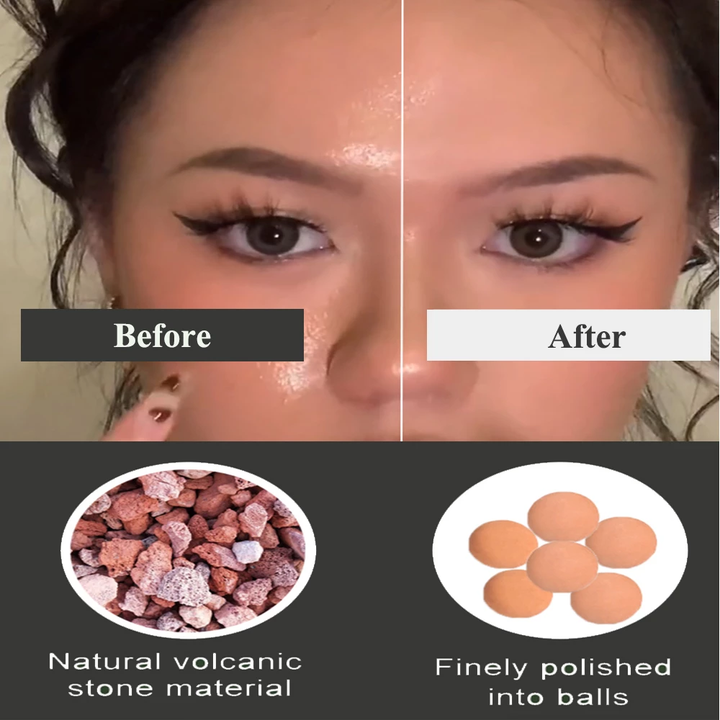 Face Oil Absorbing Roller Volcanic Stone iciCosmetic