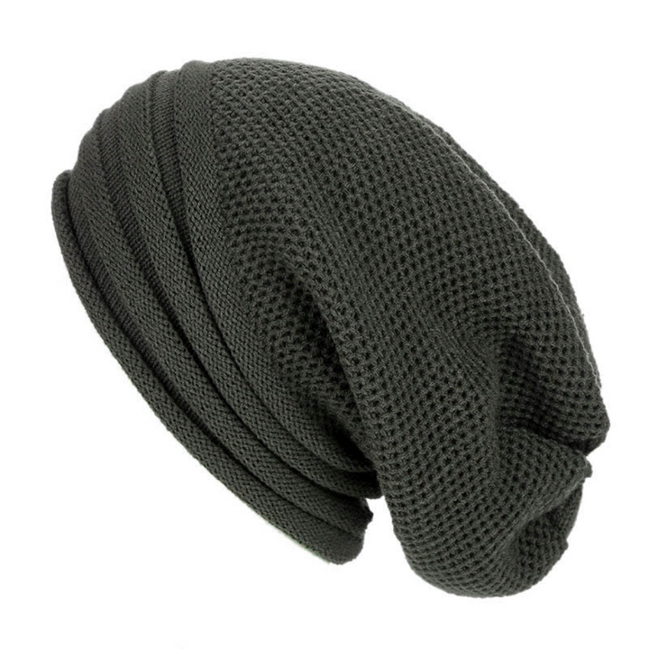 Winter baggy slouchy beanie hat wool knitted warm cap