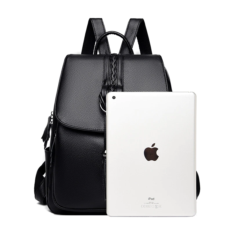 Women Backpacks Soft Leather Fashion Back Bag