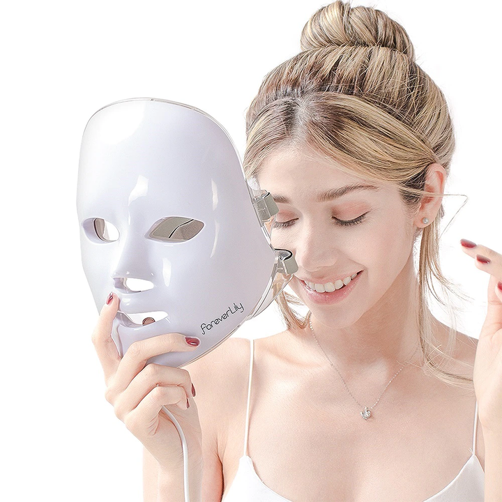 7 colors LED facial mask photon therapy iciCosmetic