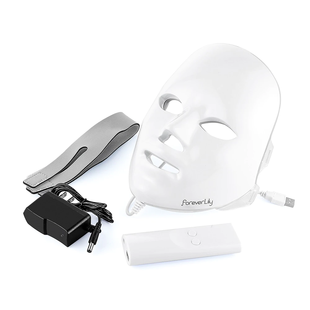 7 colors LED facial mask photon therapy iciCosmetic