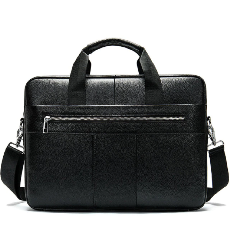 Genuine Leather Business Bag iciCosmetic