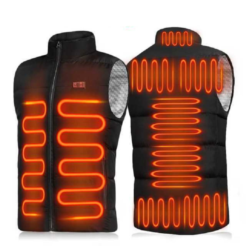 9 areas heated vest thermal winter jacket