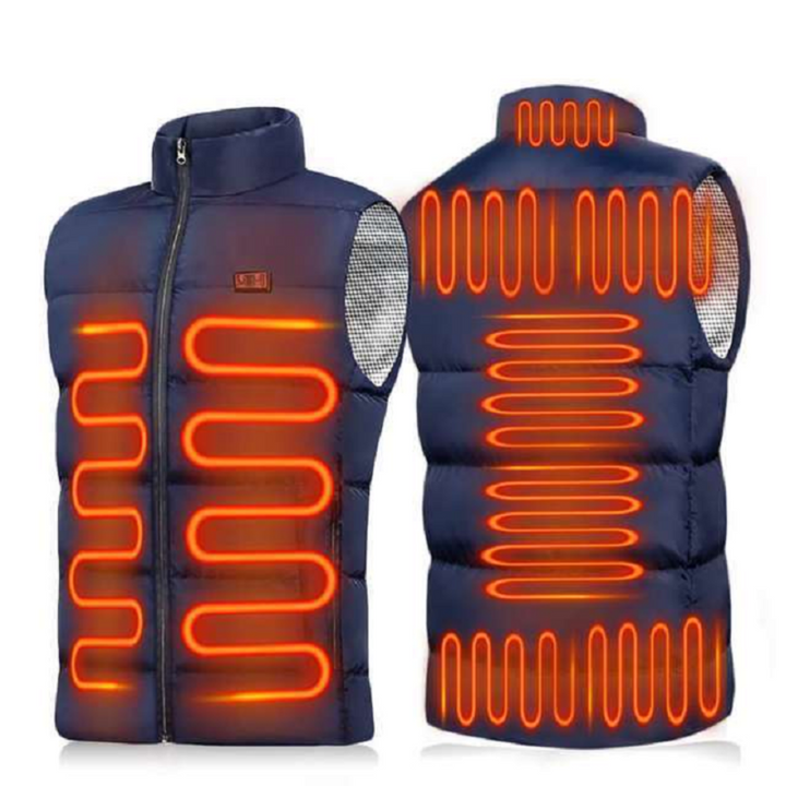 9 areas heated vest thermal winter jacket