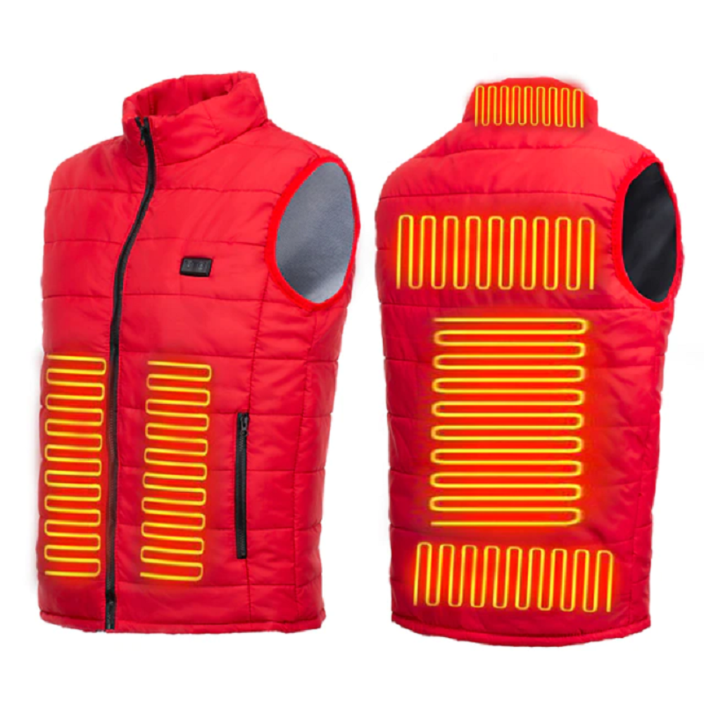 9 areas heated vest thermal winter jacket