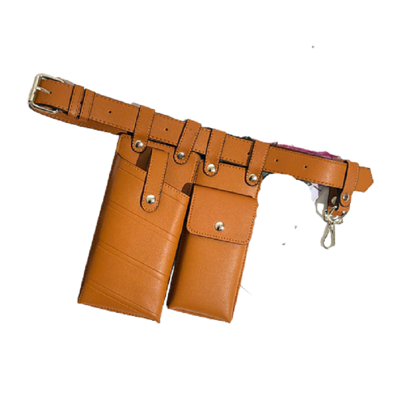 Women's waist leather fanny pack luxury belt bag