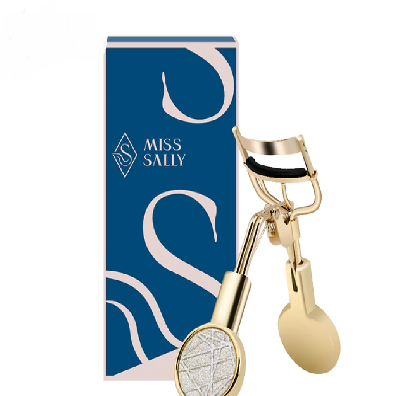 Professional carbon steel eyelash curler with replacement pads