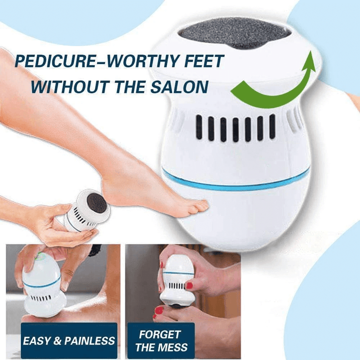 foot file and callus remover with built-in vacuum iciCosmetic