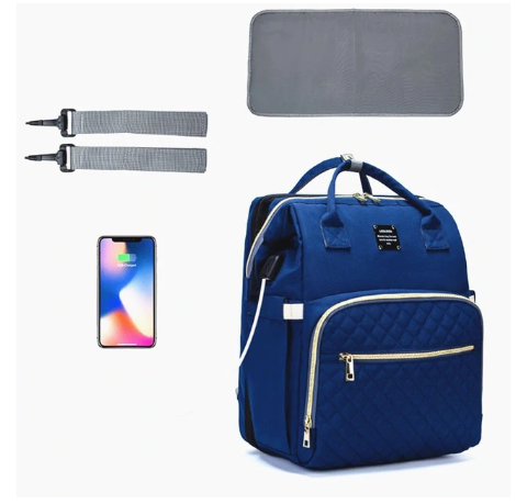 USB Diaper Backpack Bag