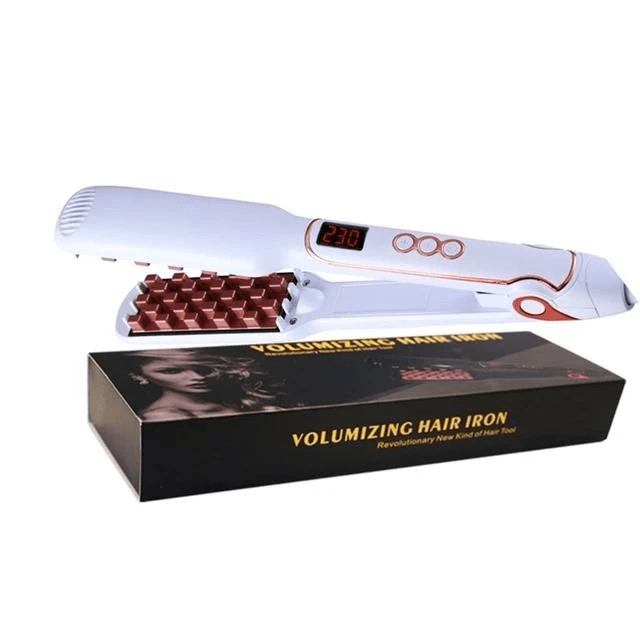 Volumizing Hair Iron & Straightener Brush Comb iciCosmetic