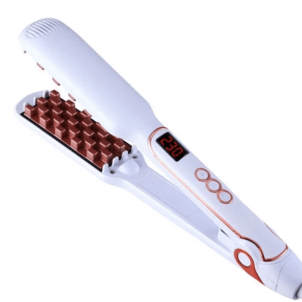 Volumizing Hair Iron & Straightener Brush Comb iciCosmetic