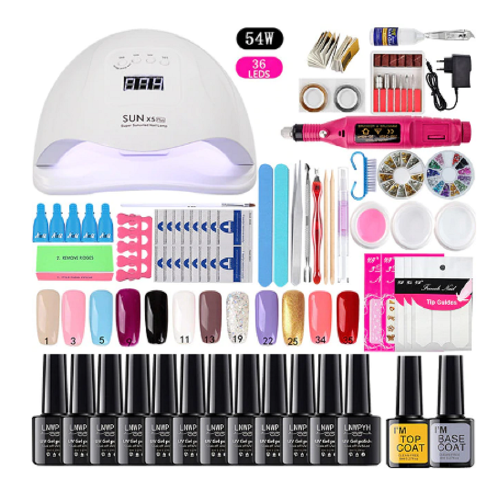 18/12 pcs Nail Gel Polish Kit iciCosmetic