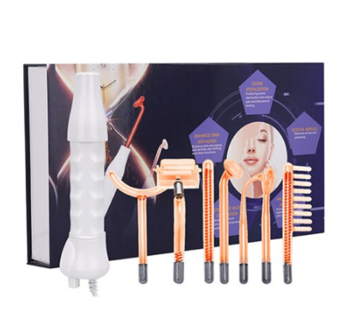 7 In 1High Frequency Facial  Skin Care Acne Remover